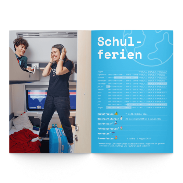 EKZ-Schulagenda 2024/25 für Privatpersonen